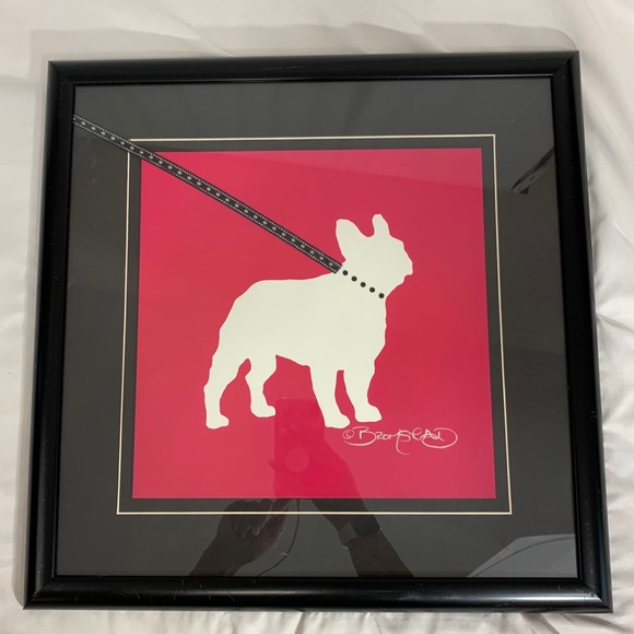 BROMSEAD Other - Framed Art of Frenchie on Walk by BROMSEAD